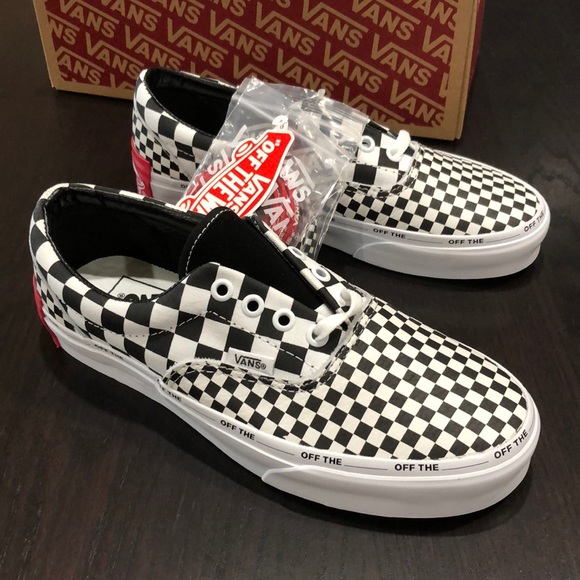 vans slip on mix checkerboard
